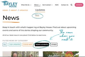 Bayley House News